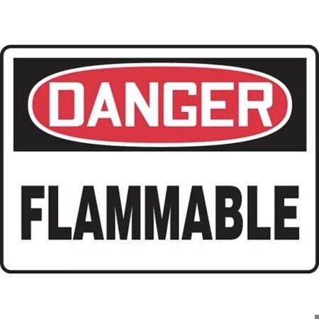Accuform OSHA DANGER SAFETY SIGN FLAMMABLE MCHL228XP MCHL228XP
